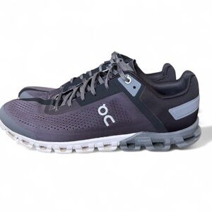 On Running On Cloud Mens 9.5 Cloudflow 3.0 Black Asphalt Running Trainers Shoes